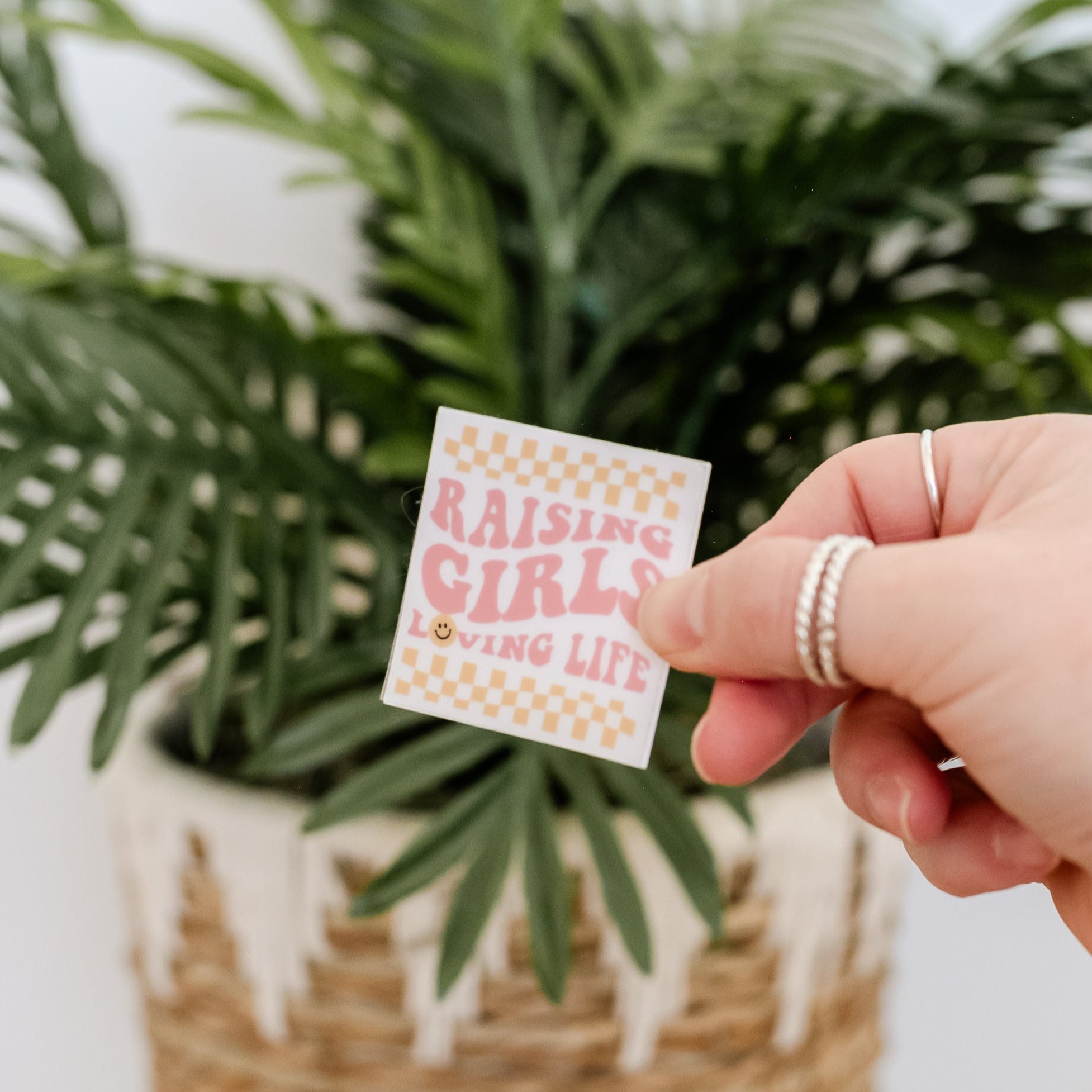 LMSS® STICKER - The Retro Edit - Raising Girls Loving Life Little Mama Shirt Shop LLC