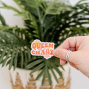LMSS® STICKER - The Retro Edit - Queen of Chaos Little Mama Shirt Shop LLC