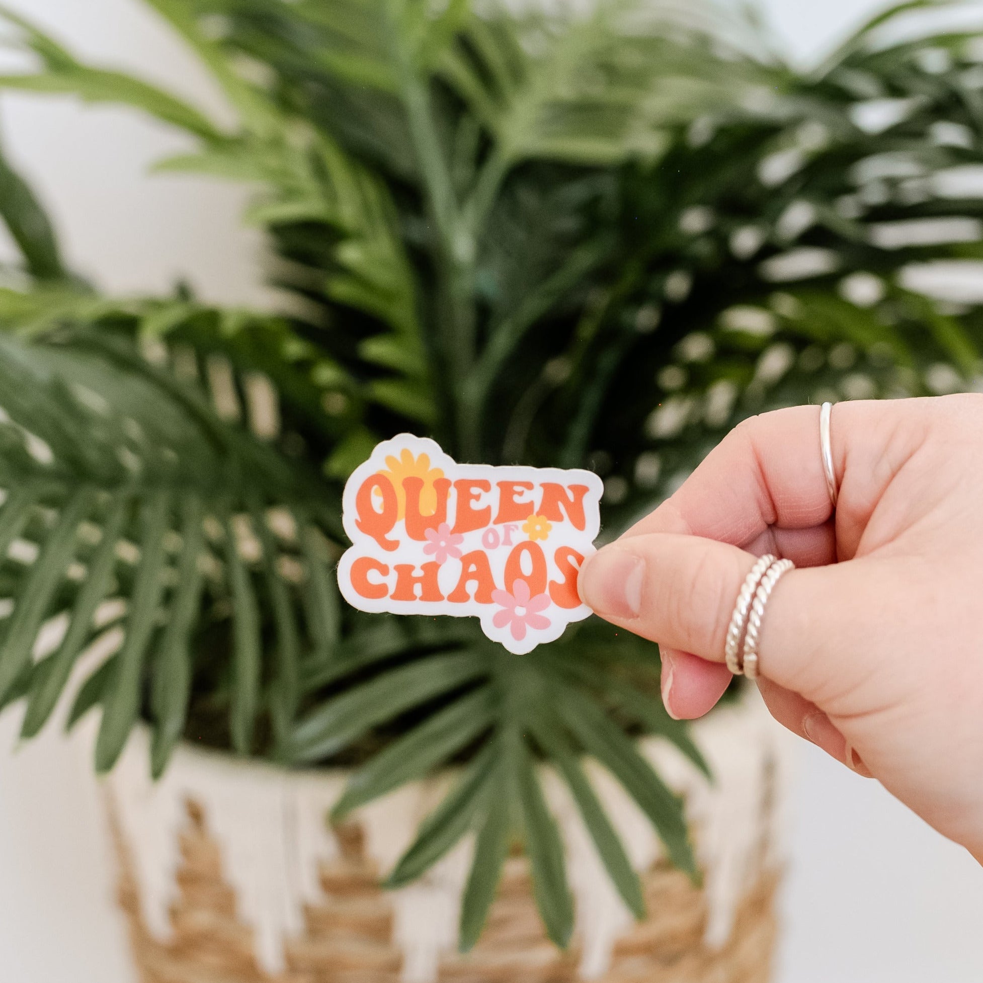 LMSS® STICKER - The Retro Edit - Queen of Chaos Little Mama Shirt Shop LLC