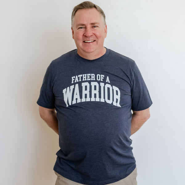 Father of a Warrior - Varsity - Unisex Tee