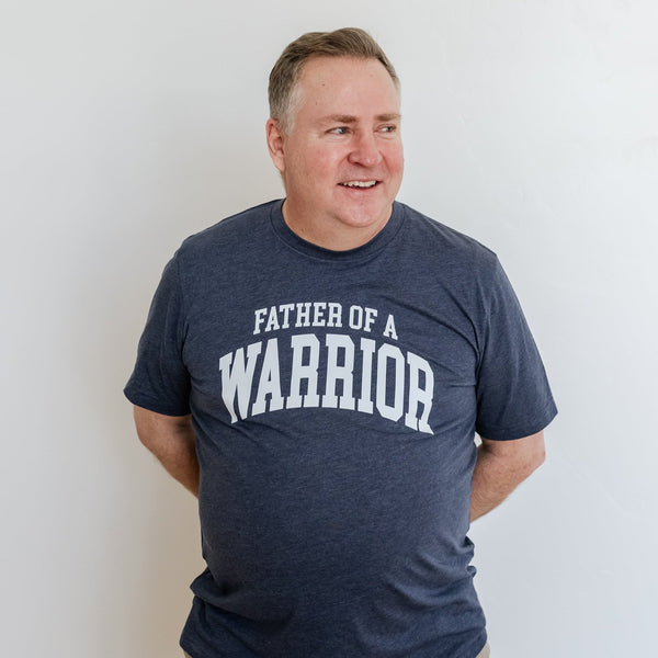 Father of a Warrior - Varsity - Unisex Tee