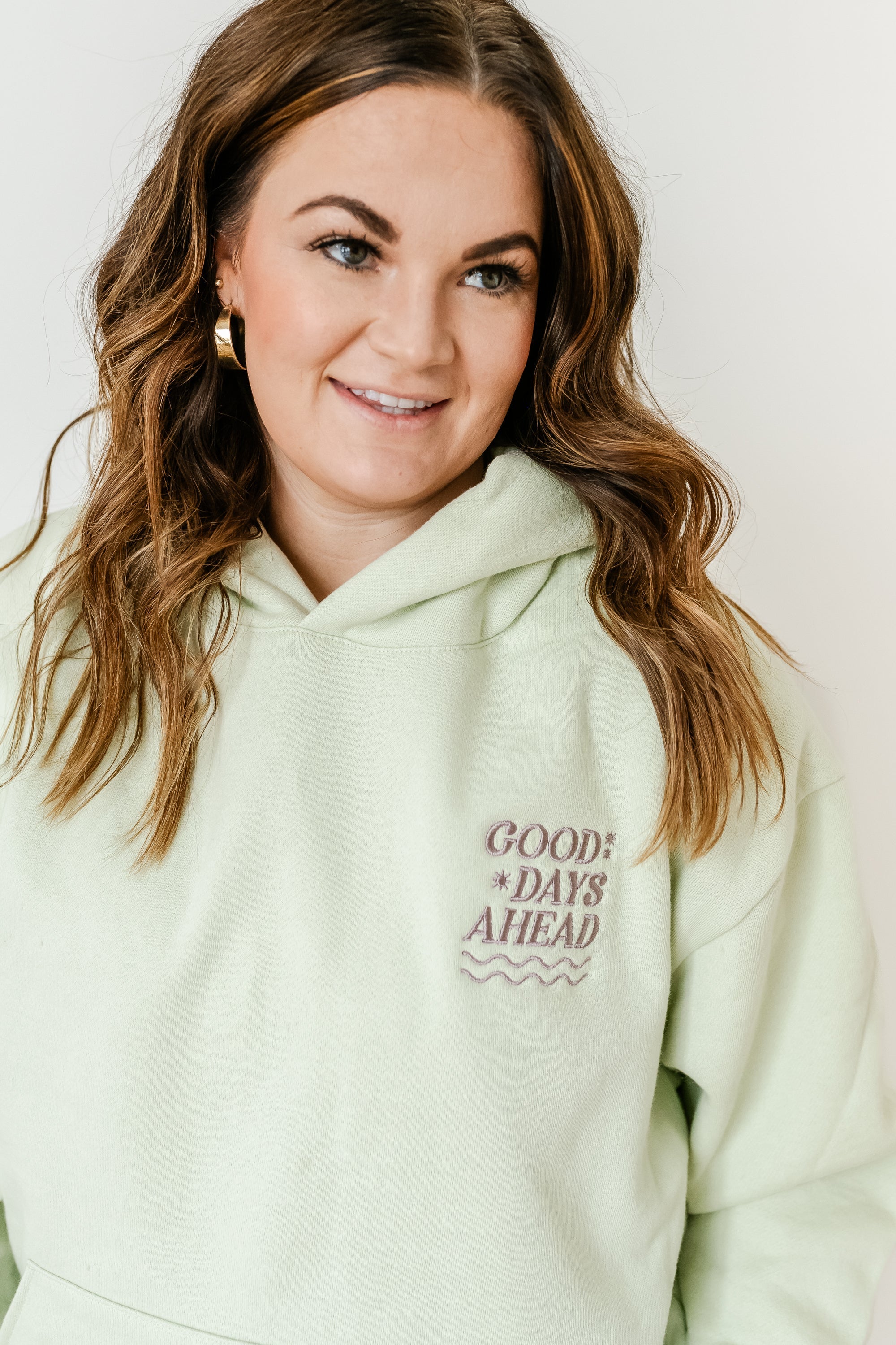 Happy Mama Collectibles - #2 - Good Days Ahead - Honeydew Hoodie Little Mama Shirt Shop LLC