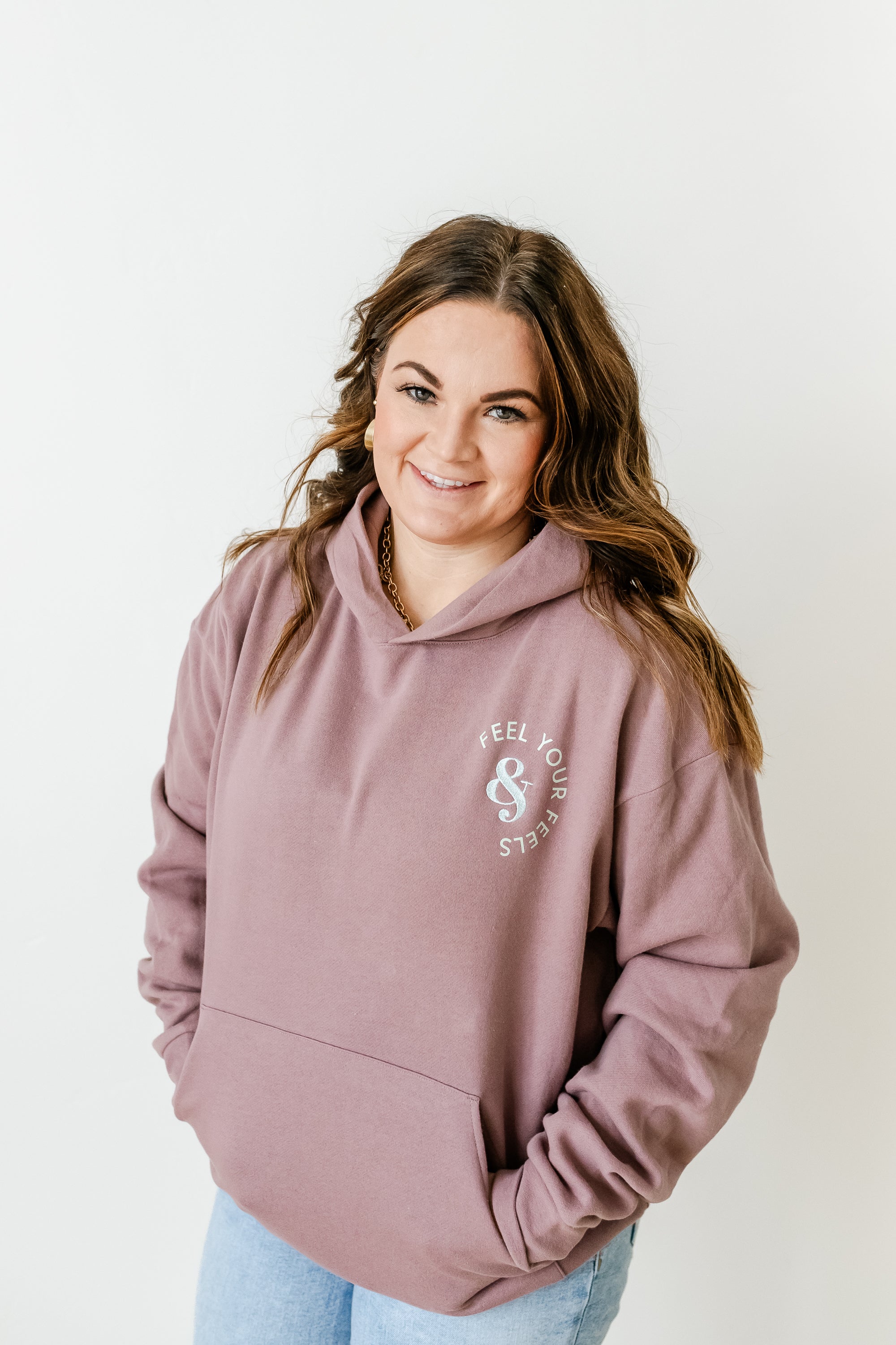 Happy Mama Collectibles - #1 - The *AND* Hoodie - Plum Hoodie Little Mama Shirt Shop LLC