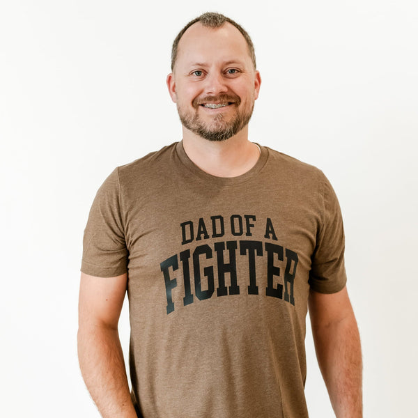 Dad of a Fighter - Varsity - Unisex Tee