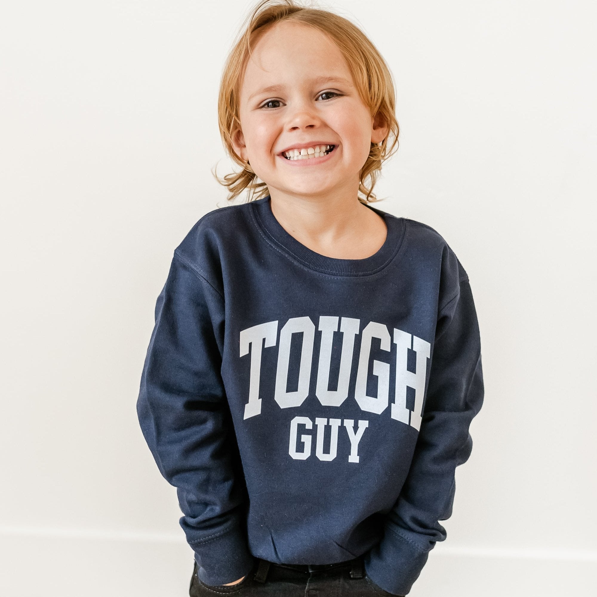Tough Guy - Varsity - Child Sweater Little Mama Shirt Shop