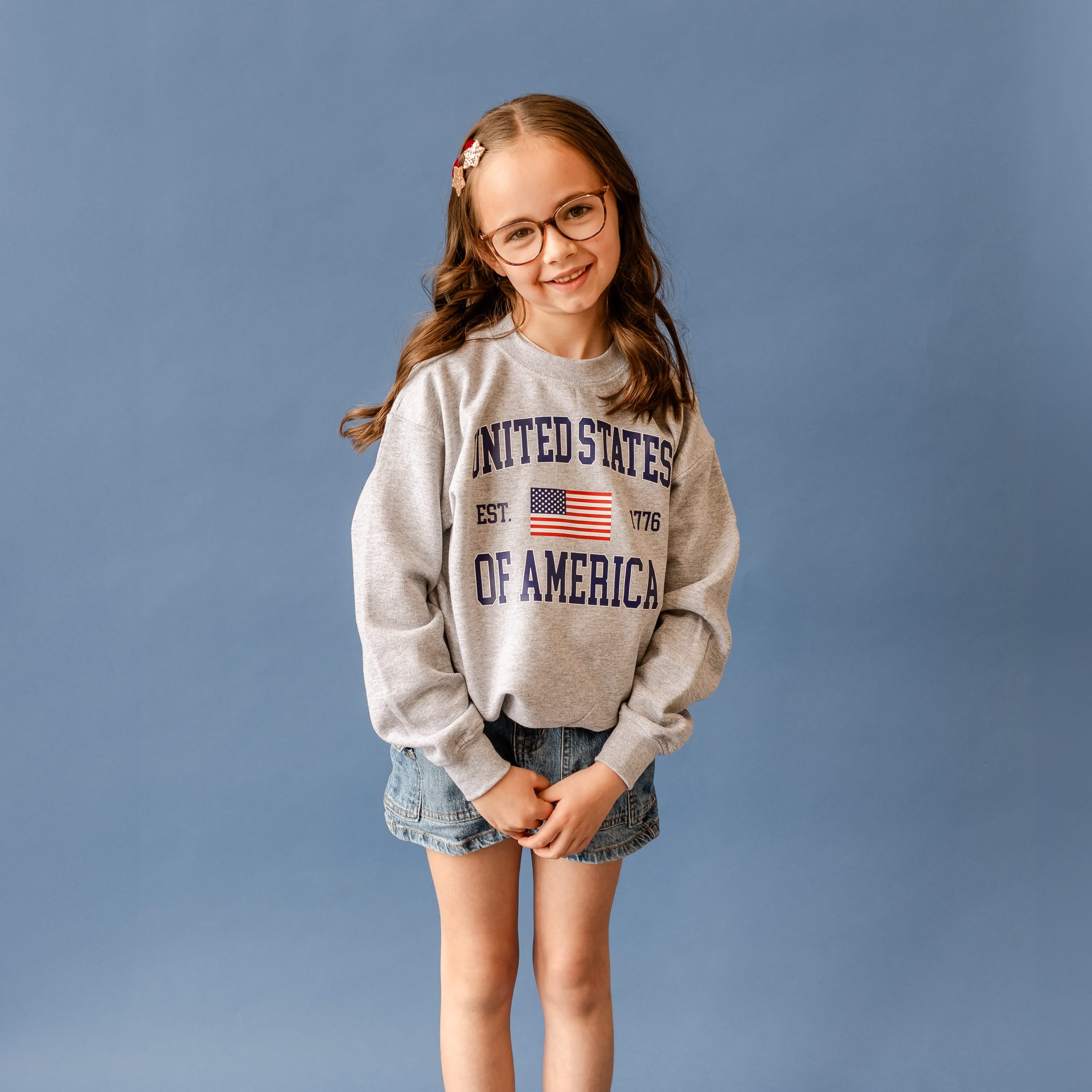 United States of America - Child Sweater Little Mama Shirt Shop