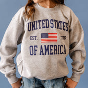 United States of America - Child Sweater Little Mama Shirt Shop