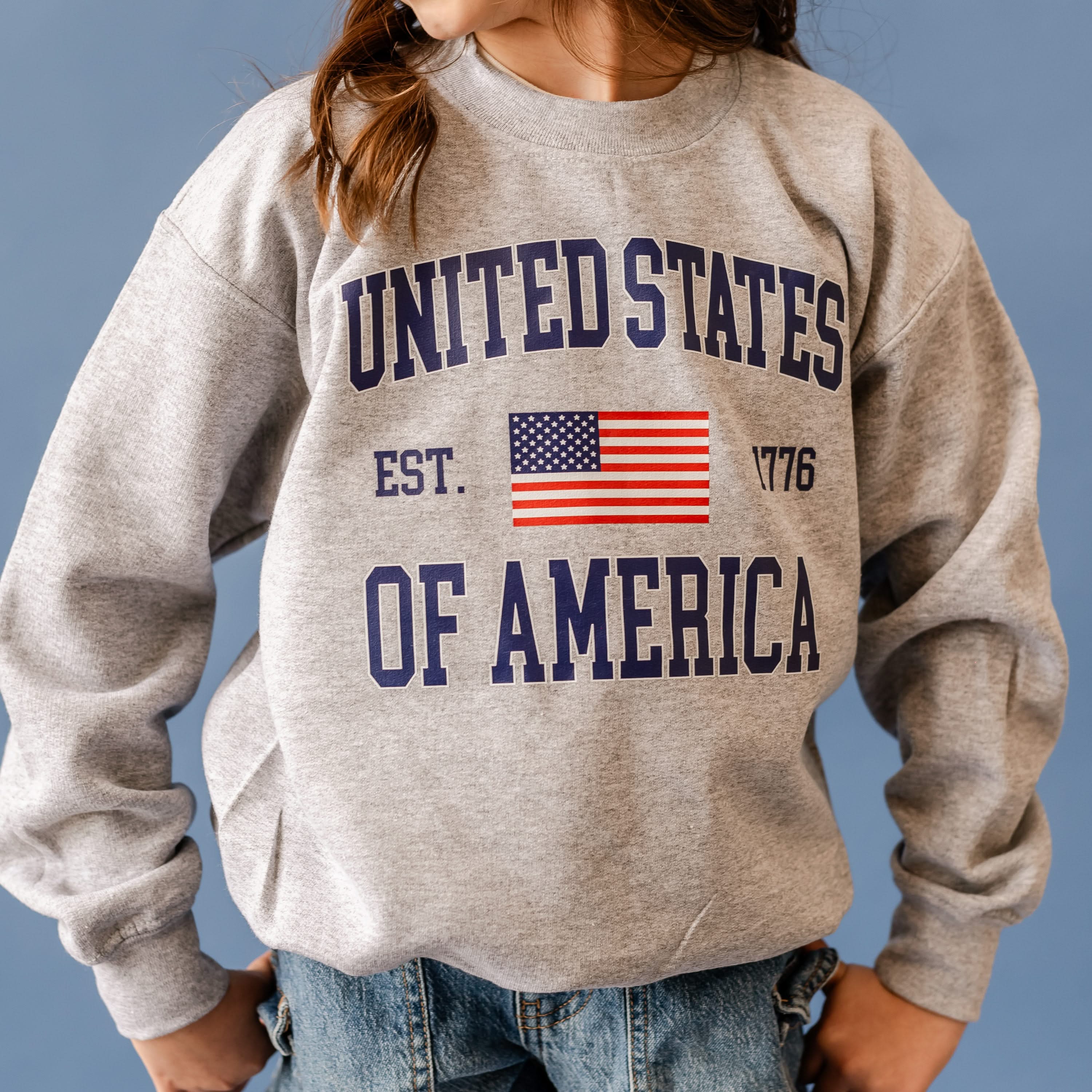 United States of America - Child Sweater Little Mama Shirt Shop