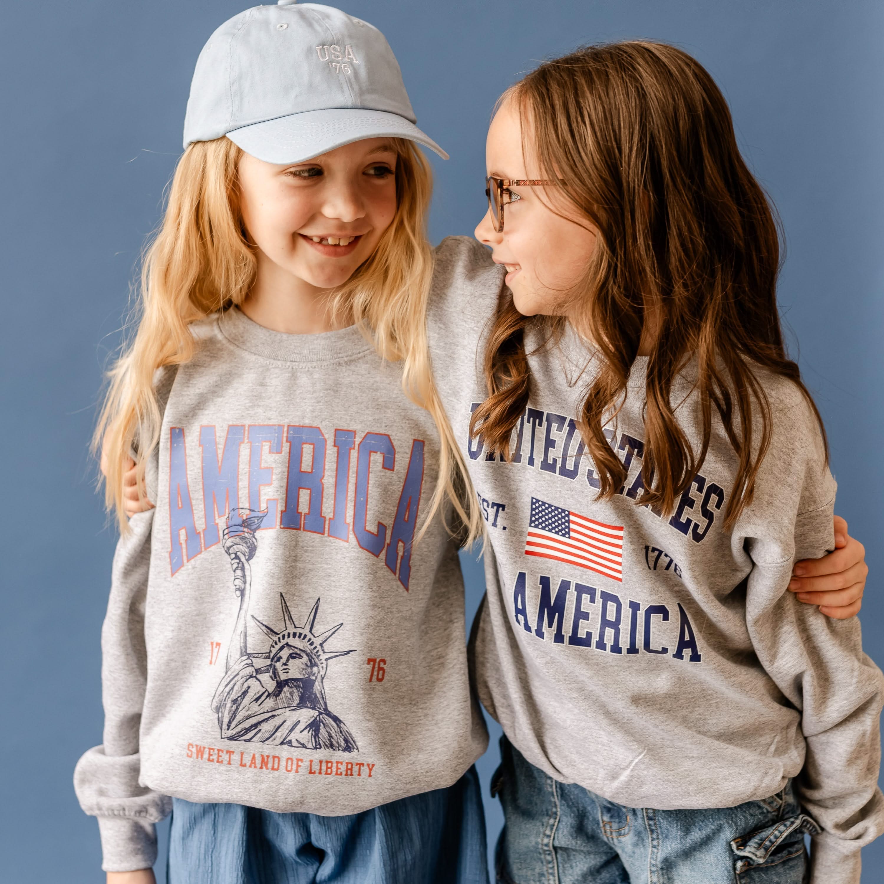 United States of America - Child Sweater Little Mama Shirt Shop