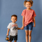 Embroidered YOUTH Comfort Colors Tee - USA '76 (pocket) Little Mama Shirt Shop