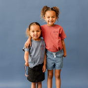Embroidered YOUTH Comfort Colors Tee - Dainty Sparklers (pocket) Little Mama Shirt Shop