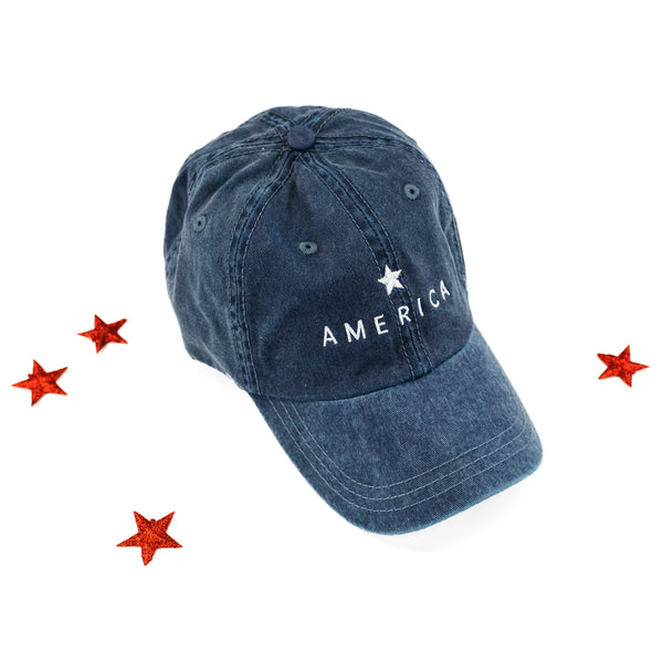 AMERICA - Star Above - Adult Size Baseball Cap