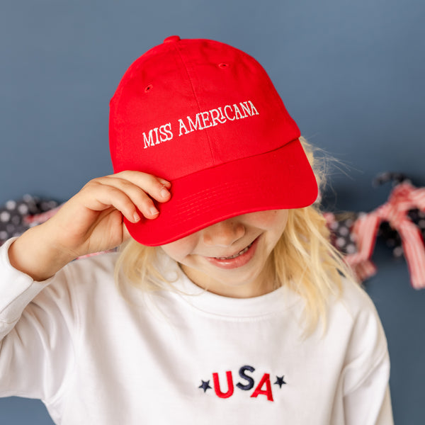 MISS AMERICANA - Text Only - CHILD SIZE HAT