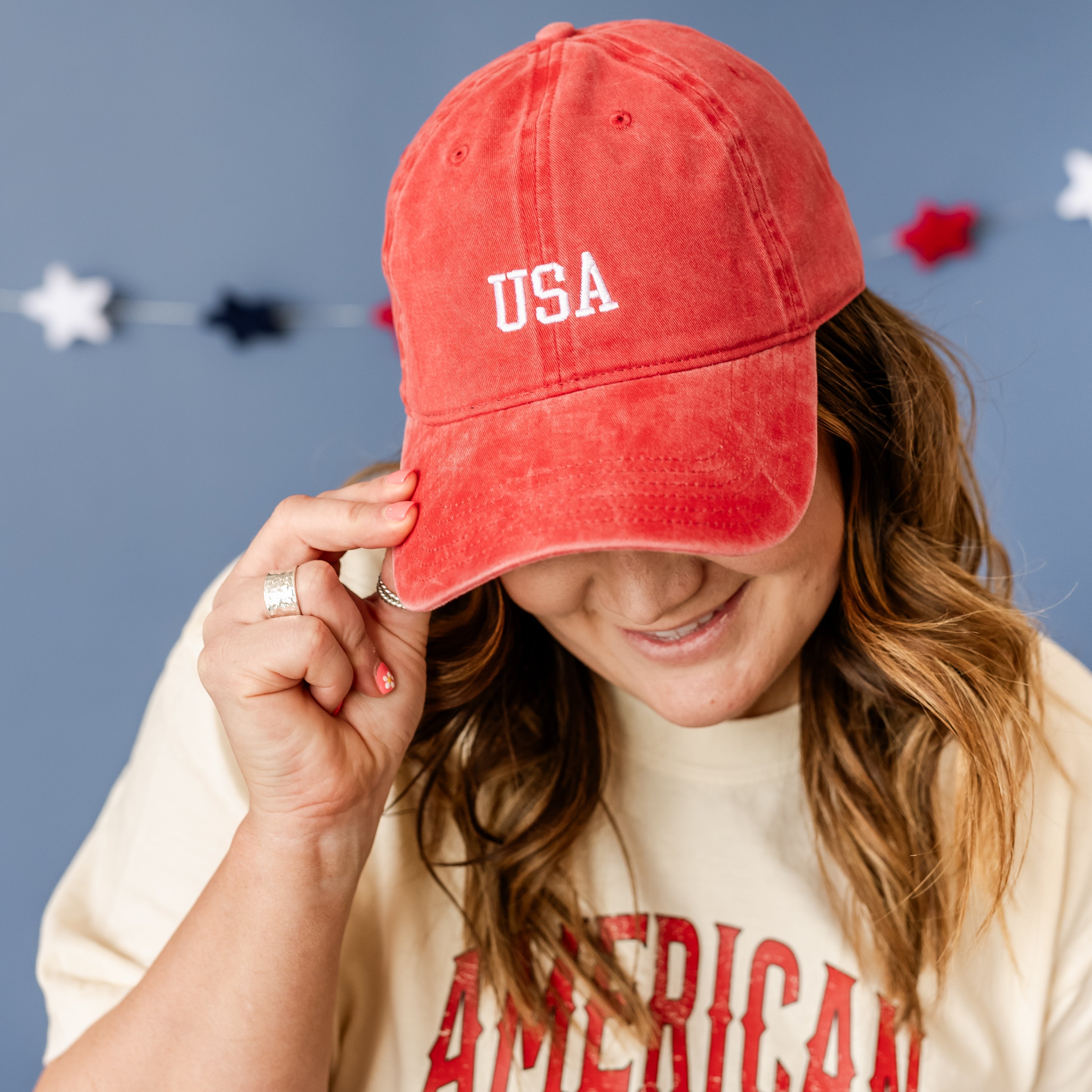 USA Varsity - Adult Size Baseball Cap Little Mama Shirt Shop