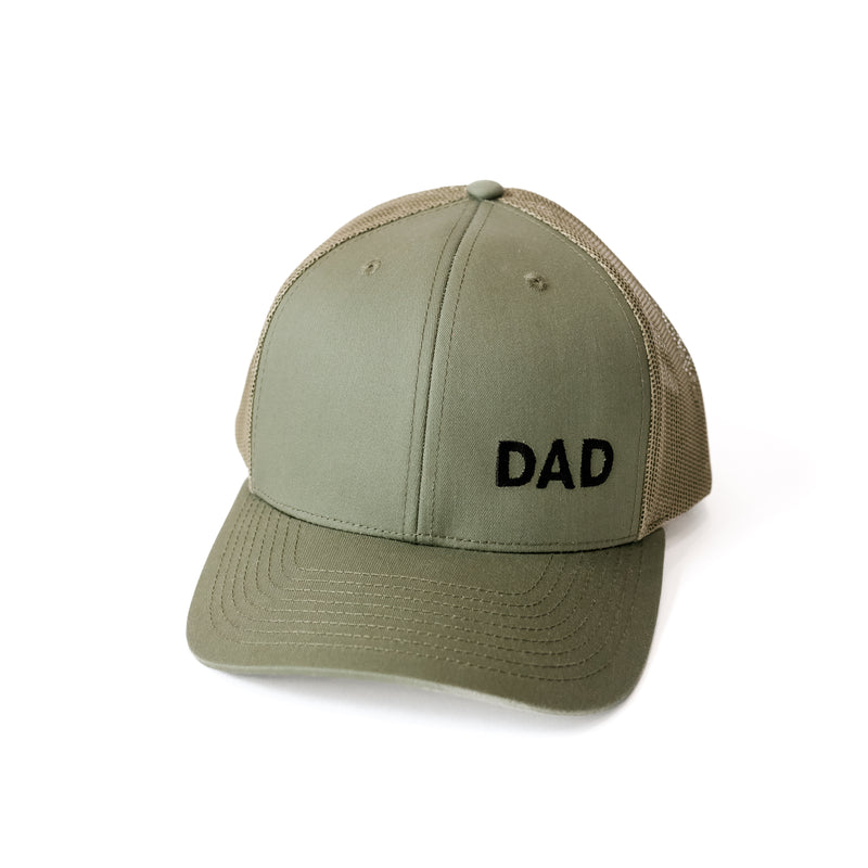 DAD - TINY CAPS - Richardson Hat (Offset Text)