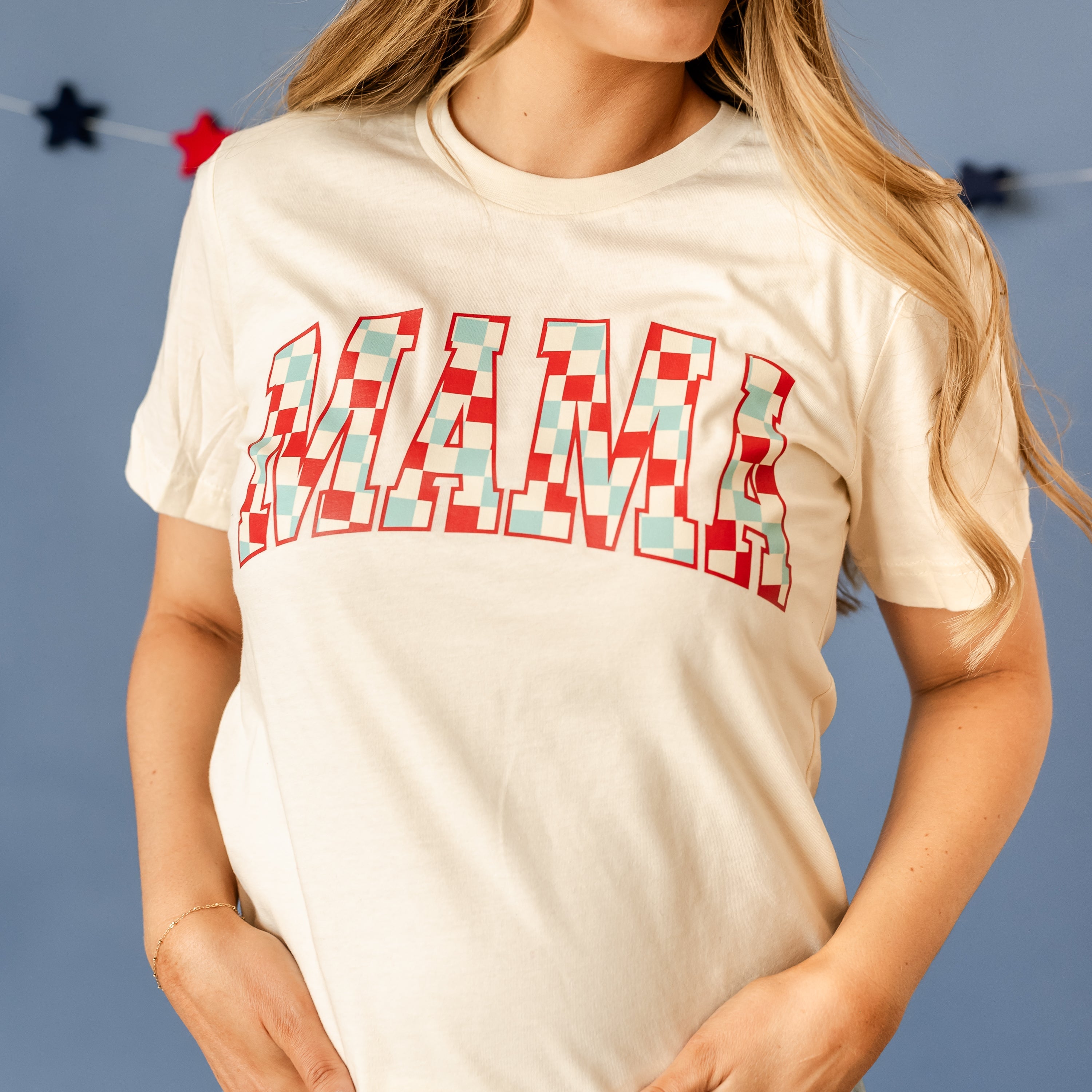 Checkered Mama - Unisex Tee Little Mama Shirt Shop