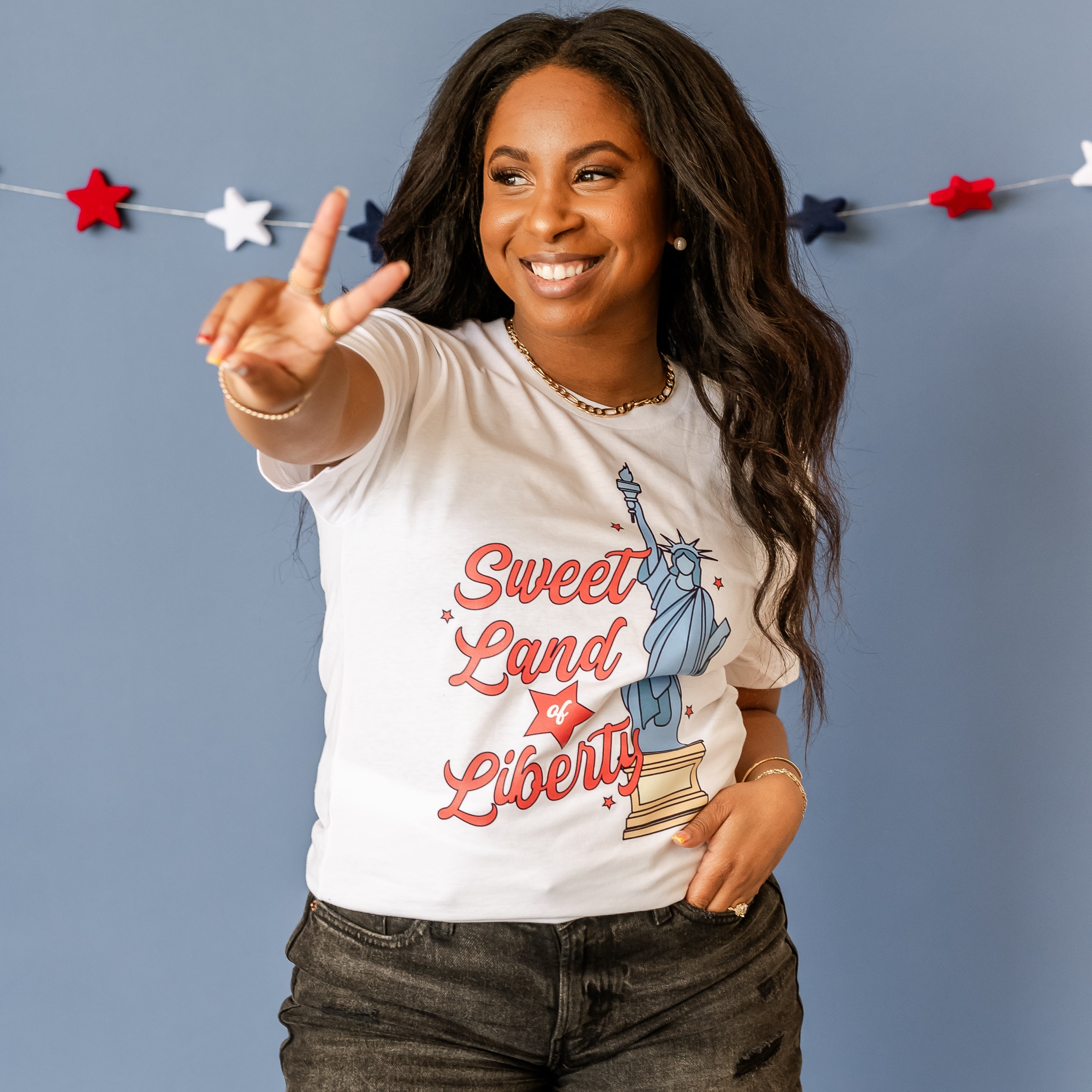 Sweet Land Of Liberty - Unisex Tee Little Mama Shirt Shop
