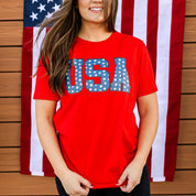 Denim Daisies - USA - Unisex Tee Little Mama Shirt Shop