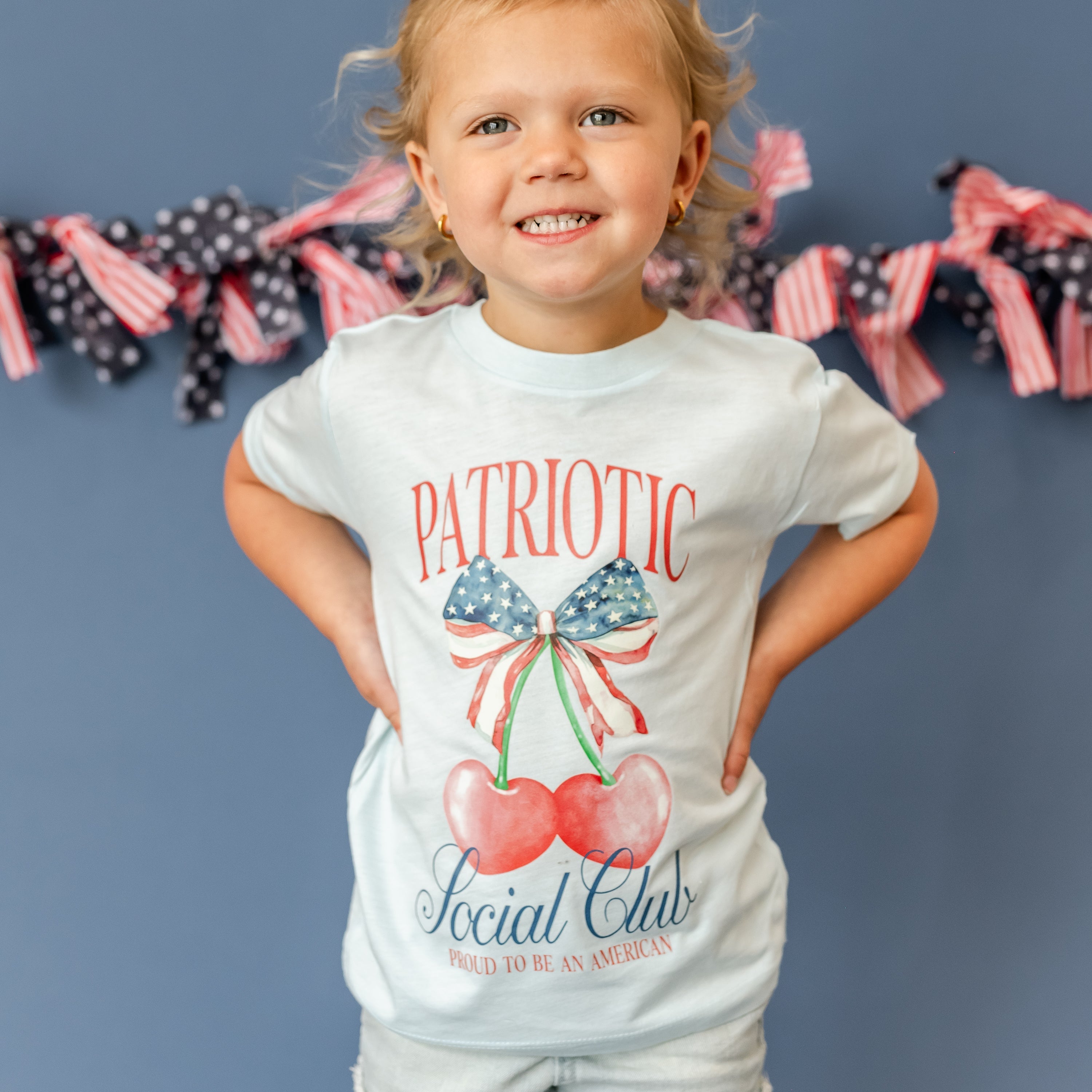 Patriotic Social Club - Child Tee Little Mama Shirt Shop