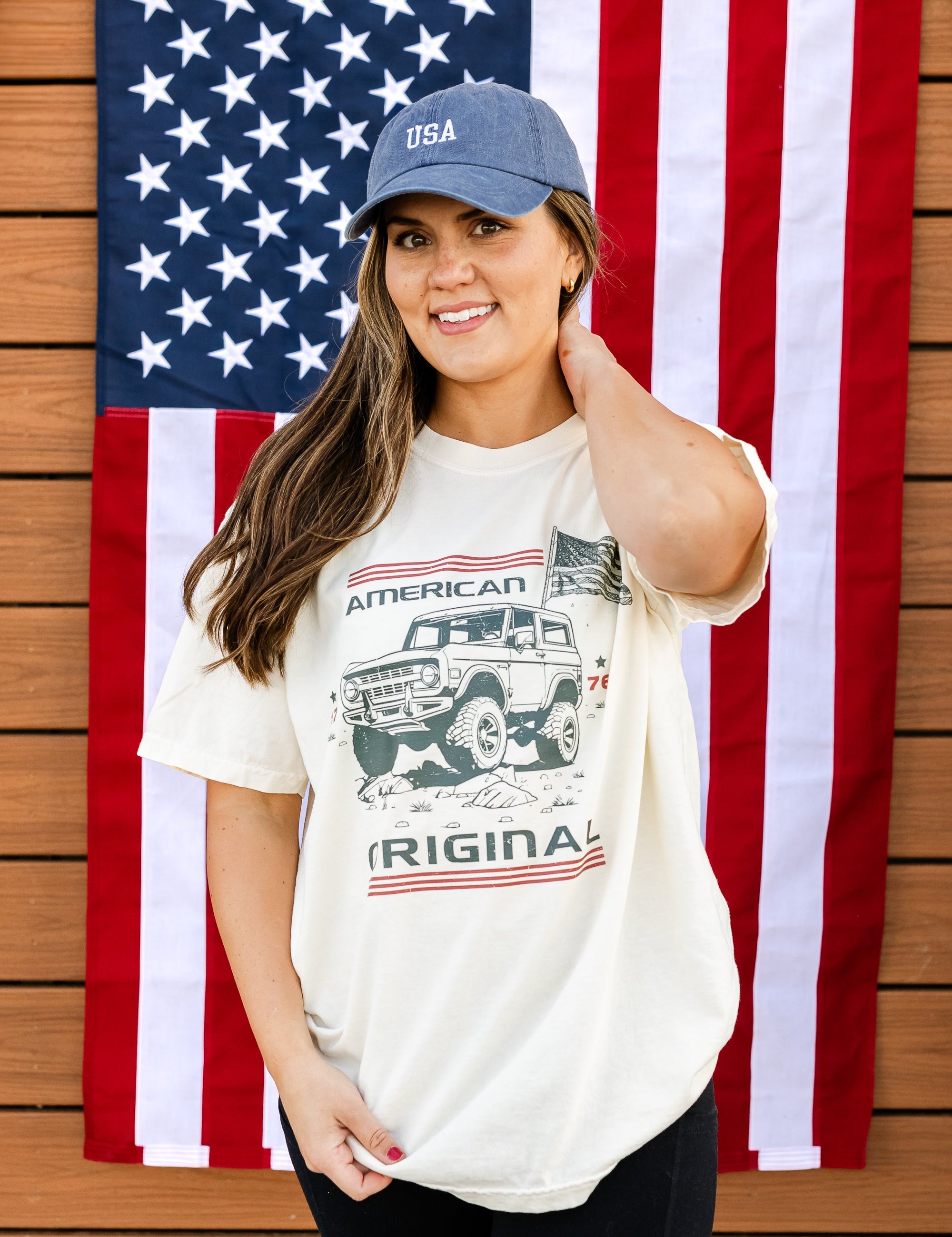 USA Varsity - Adult Size Baseball Cap Little Mama Shirt Shop