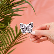 LMSS® STICKER - PURPLE BUTTERFLY Little Mama Shirt Shop LLC