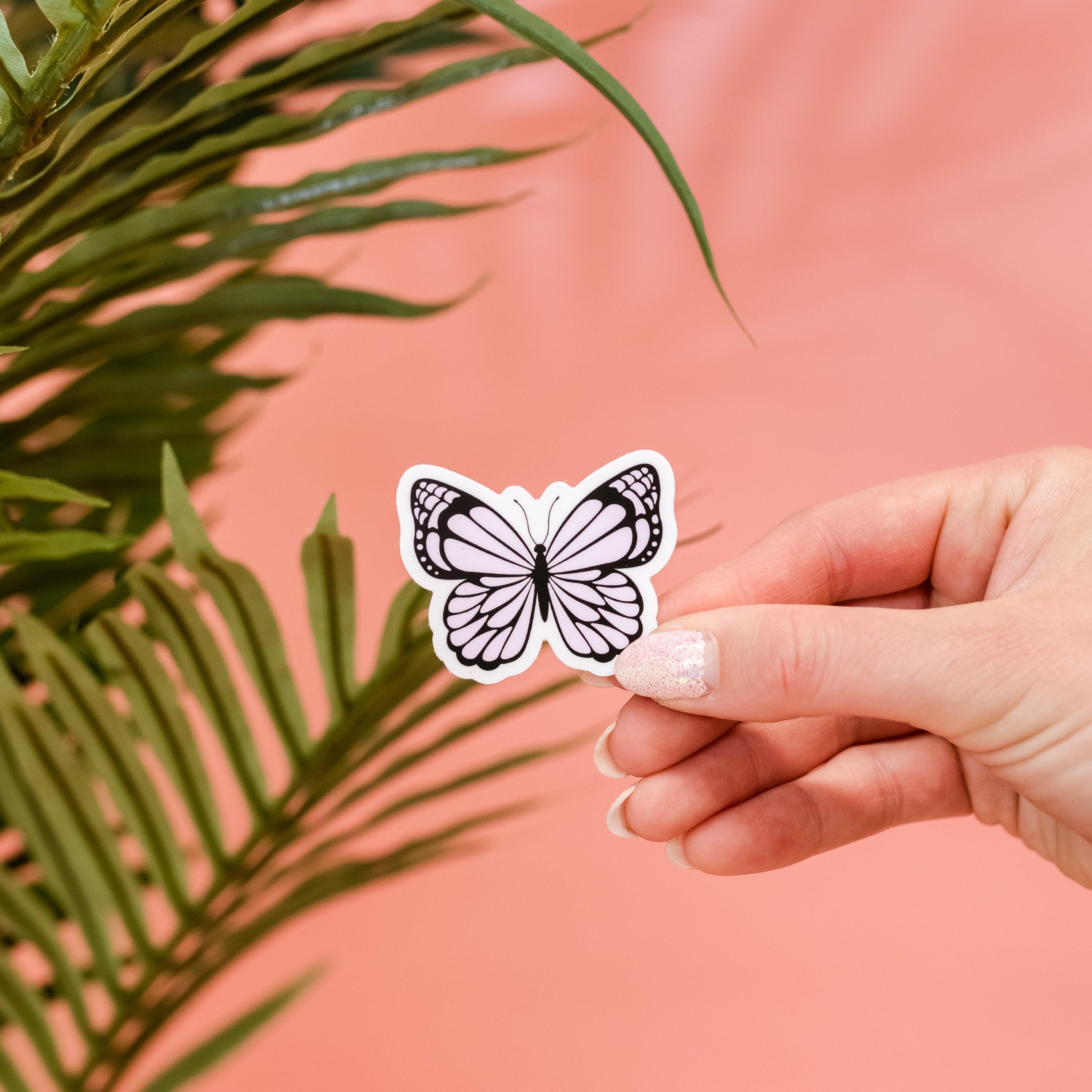 LMSS® STICKER - PURPLE BUTTERFLY Little Mama Shirt Shop LLC