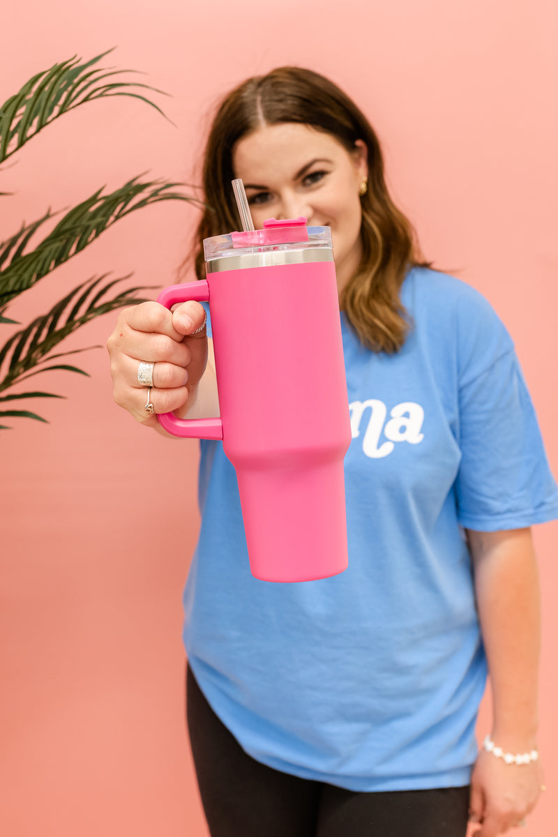 LMSS® TUMBLER 40 oz - Color: BARBIE PINK