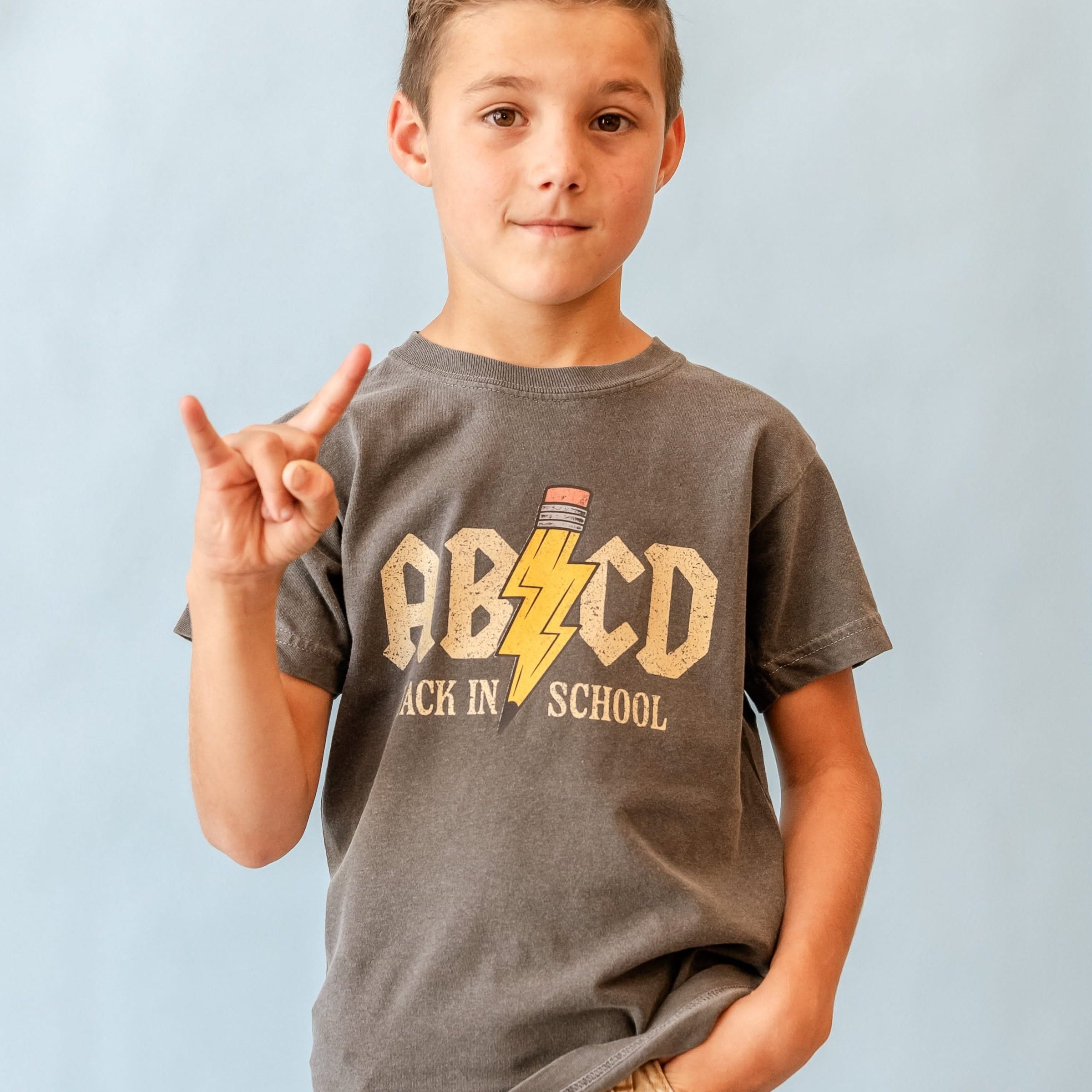 ABCD - The Learning Tour (f&b) - YOUTH Comfort Colors Tee Little Mama Shirt Shop