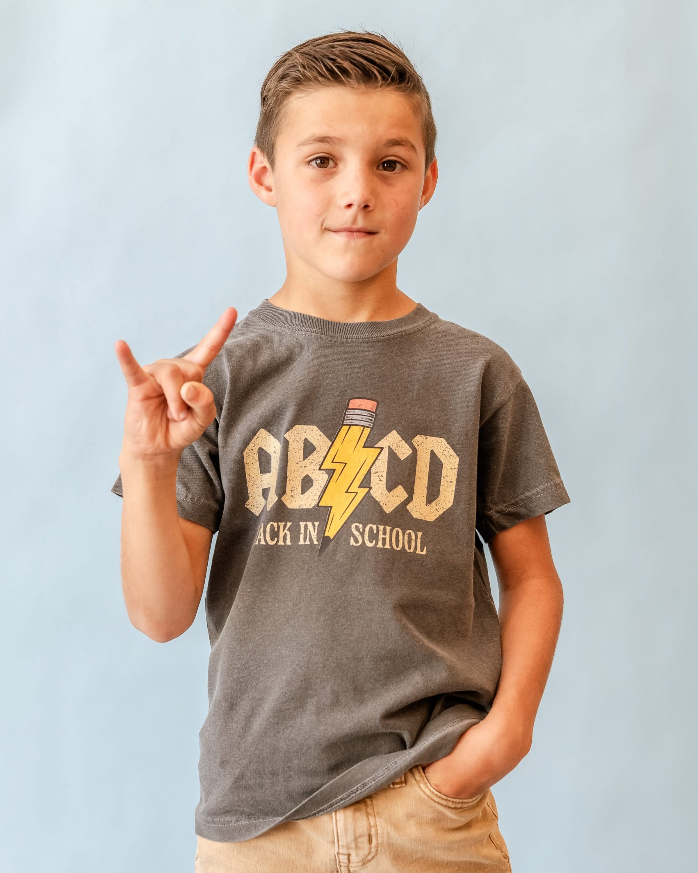 ABCD - The Learning Tour (f&b) - YOUTH Comfort Colors Tee Little Mama Shirt Shop