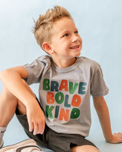 Brave Bold Kind - YOUTH Comfort Colors Tee Little Mama Shirt Shop
