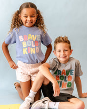 Brave Bold Kind - YOUTH Comfort Colors Tee Little Mama Shirt Shop