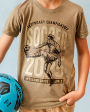 Legendary Soccer (Choose Your Grade) - Olive Child Tee Little Mama Shirt Shop