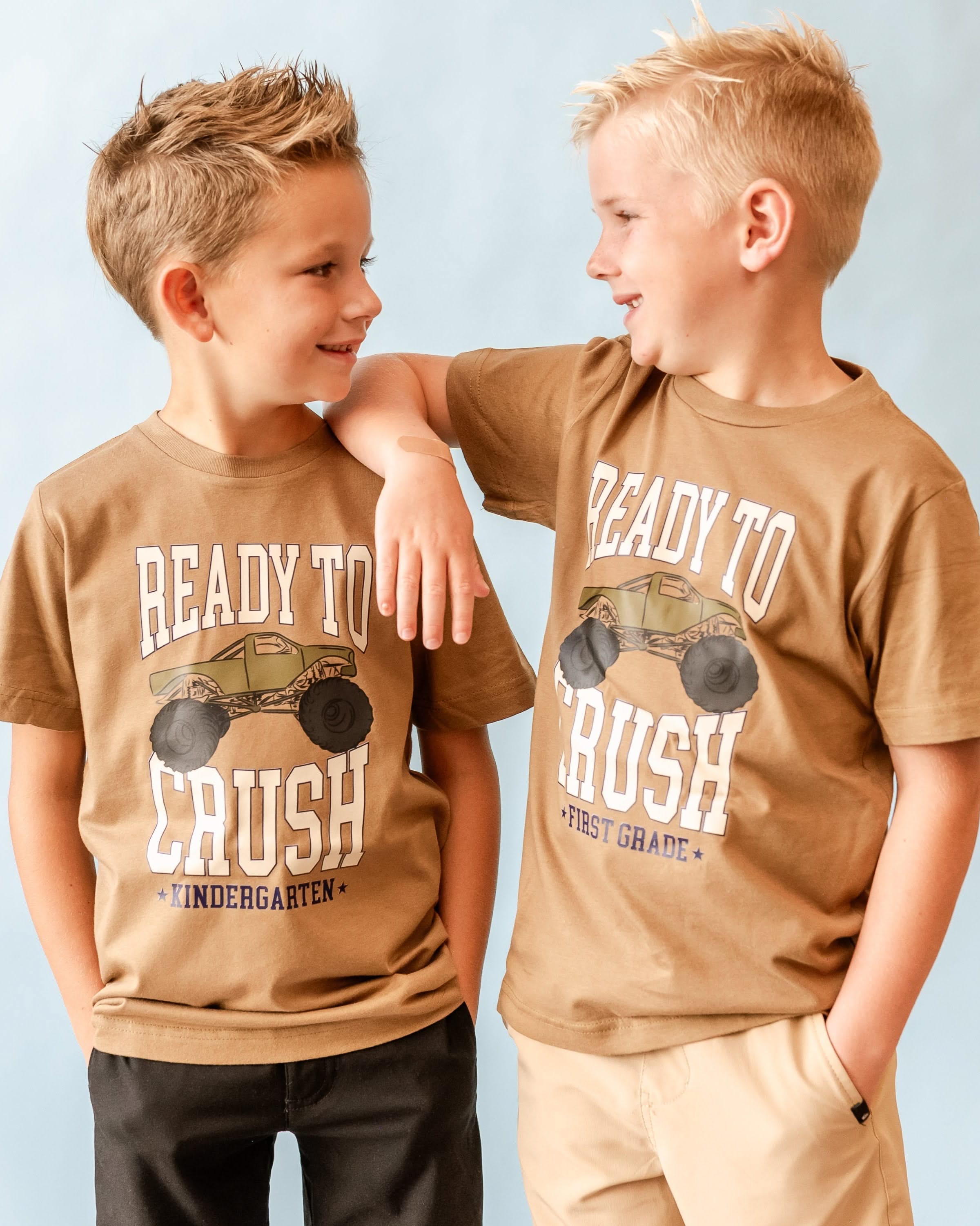 Ready To Crush (Choose Your Grade) - Coyote Brown Child Tee Little Mama Shirt Shop