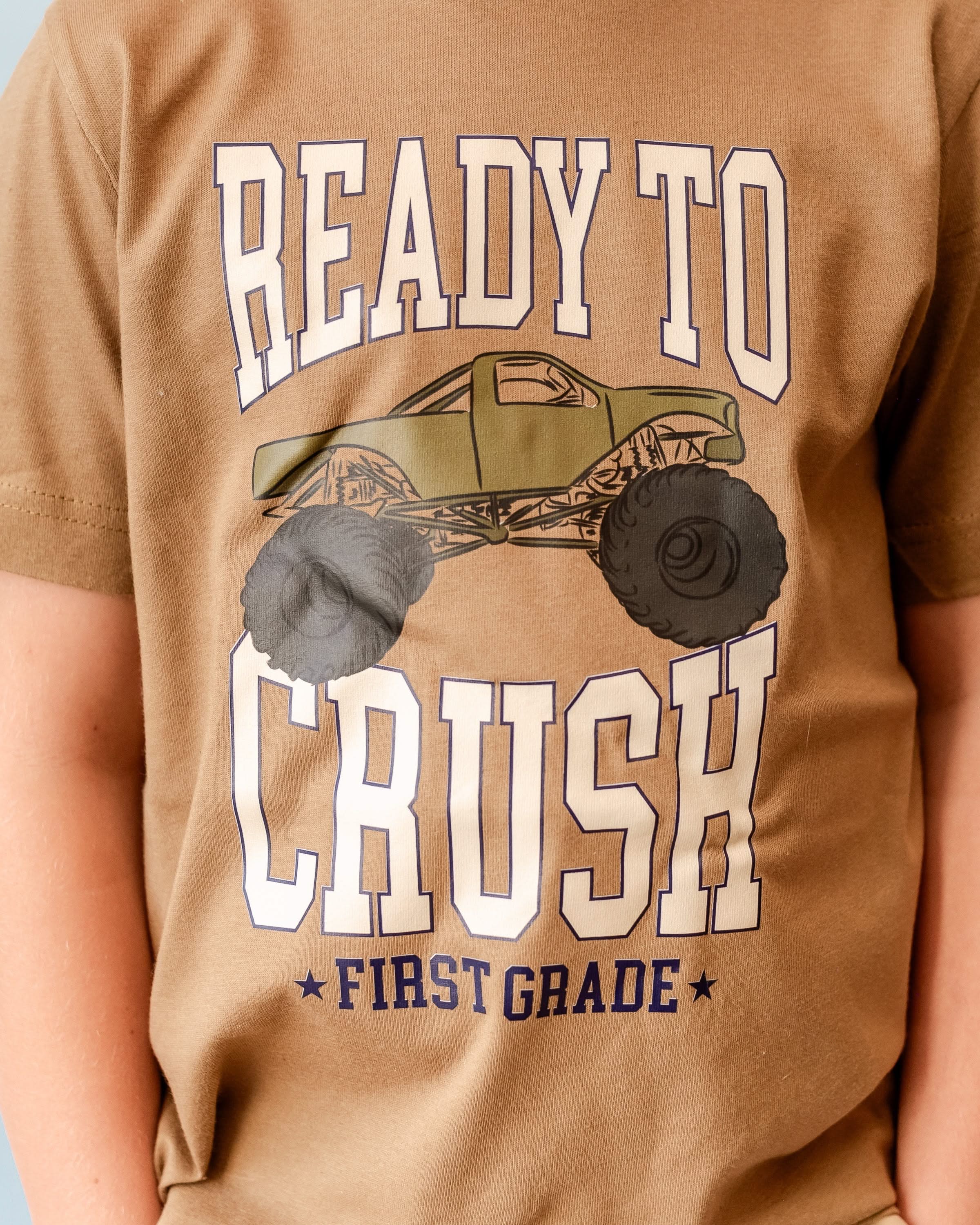 Ready To Crush (Choose Your Grade) - Coyote Brown Child Tee Little Mama Shirt Shop