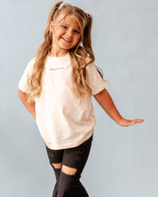 Happy Girls Club (center & b) - Natural Child Tee Little Mama Shirt Shop