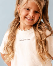 Happy Girls Club (center & b) - Natural Child Tee Little Mama Shirt Shop