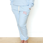 USA - Powder Blue Olympic JOGGERS - Comfort Colors Little Mama Shirt Shop LLC