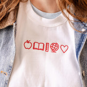 Embroidered BASIC Fleece - 5 School Things Little Mama Shirt Shop LLC