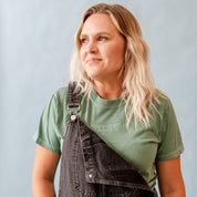 Embroidered Comfort Colors Tee - 5 School Things Little Mama Shirt Shop