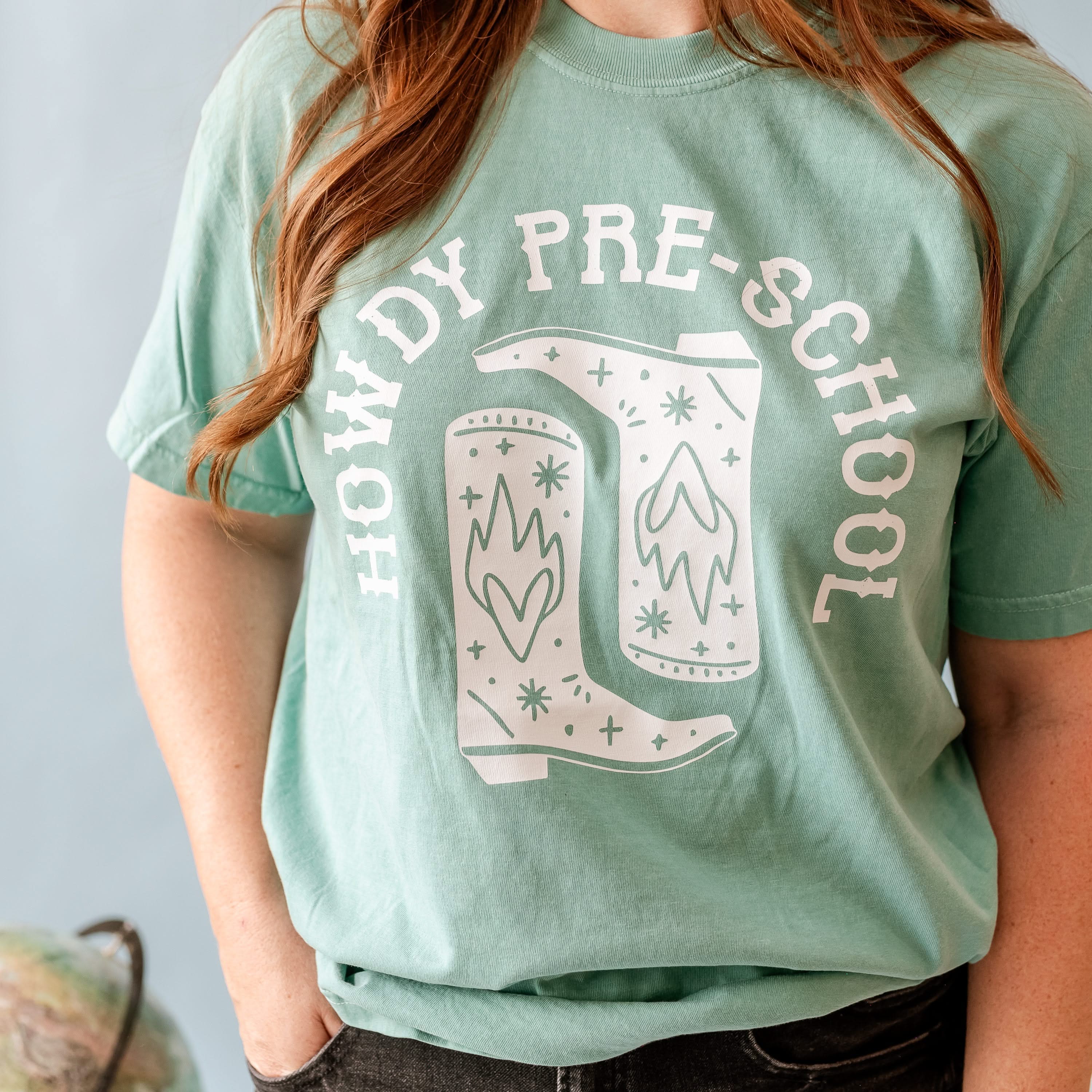 Howdy (Choose Your Grade) - Comfort Colors Tee Little Mama Shirt Shop