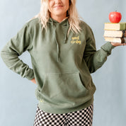 Embroidered/Printed - GOOD DAY HOODIE - Adult Pigment Little Mama Shirt Shop LLC