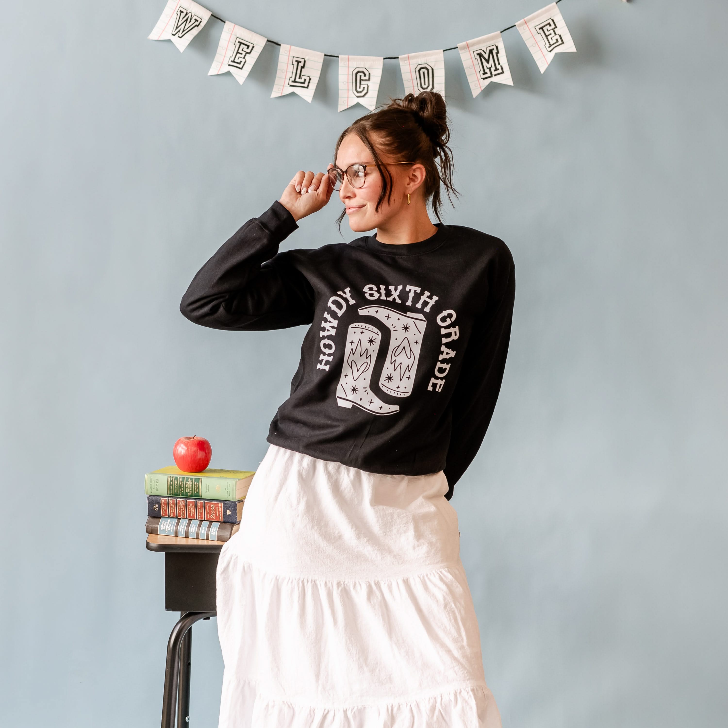 Howdy (Choose Your Grade) - BASIC Fleece Little Mama Shirt Shop LLC