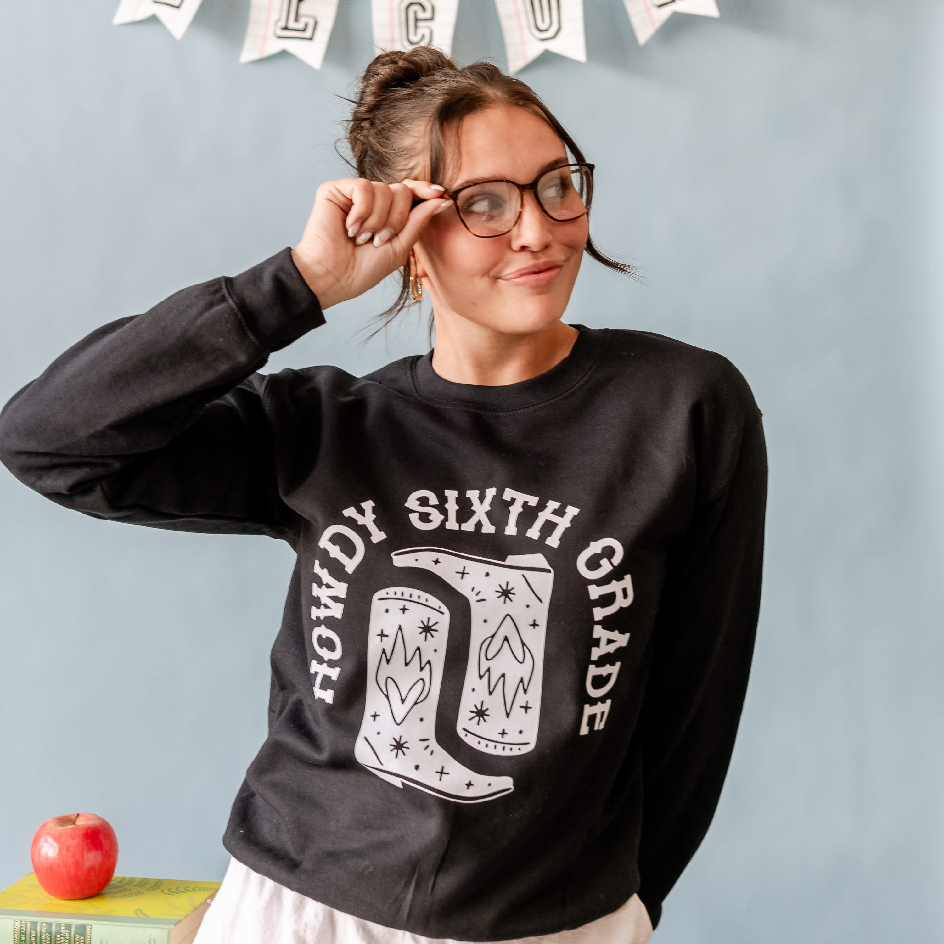 Howdy (Choose Your Grade) - BASIC Fleece Little Mama Shirt Shop LLC