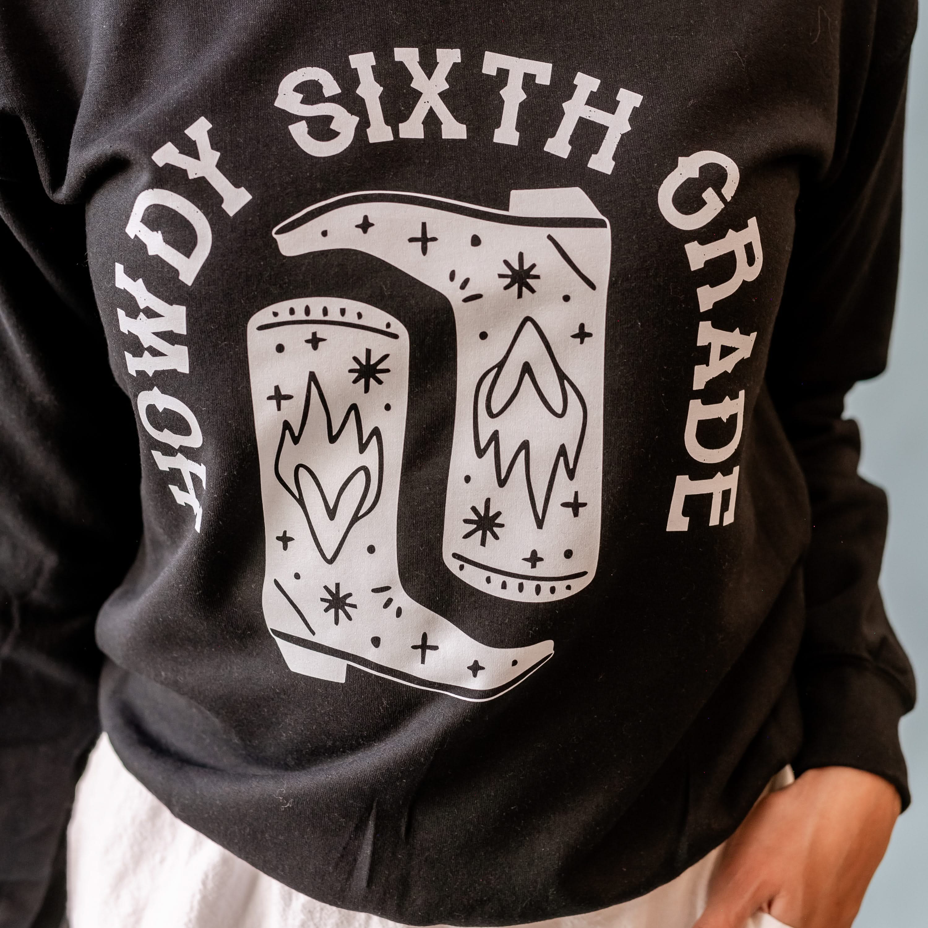 Howdy (Choose Your Grade) - BASIC Fleece Little Mama Shirt Shop LLC