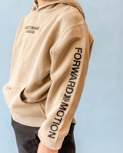 Embroidered/Printed - BUILT BRAVE HOODIE - Youth Pigment Little Mama Shirt Shop LLC