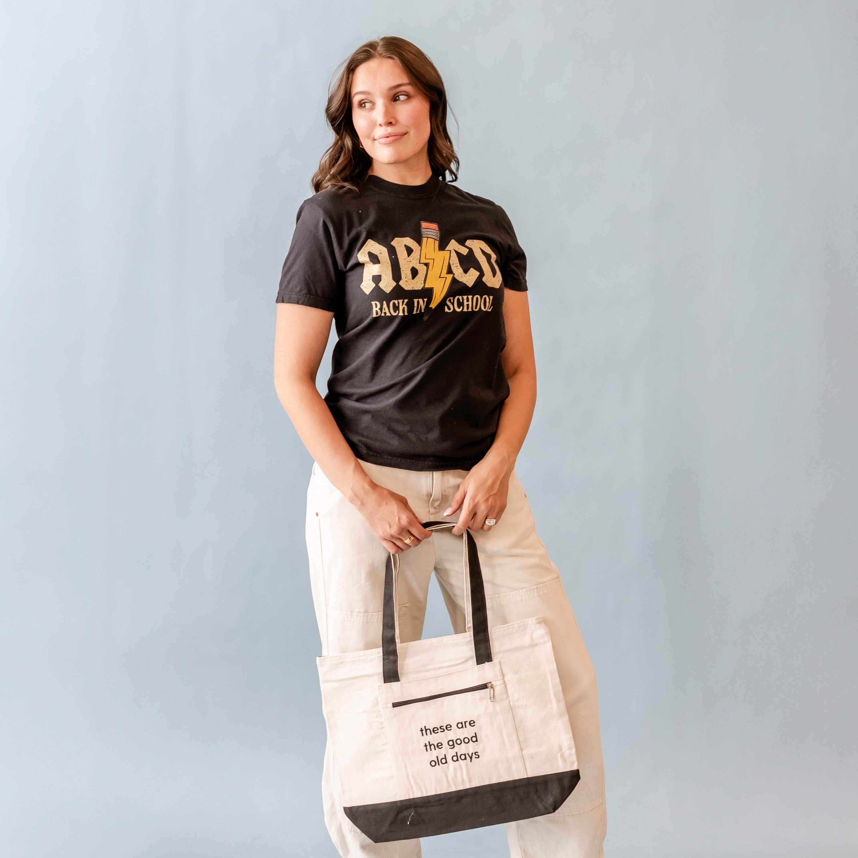 ABCD - The Learning Tour (f&b) - Comfort Colors Tee Little Mama Shirt Shop