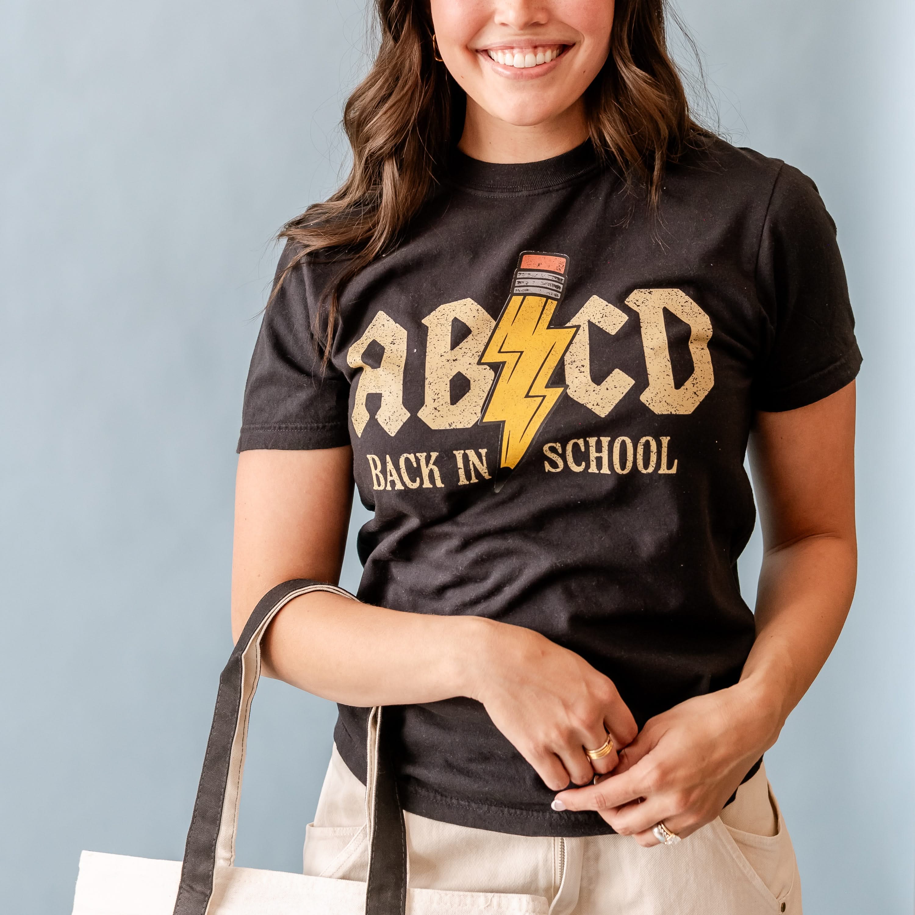 ABCD - The Learning Tour (f&b) - Comfort Colors Tee Little Mama Shirt Shop