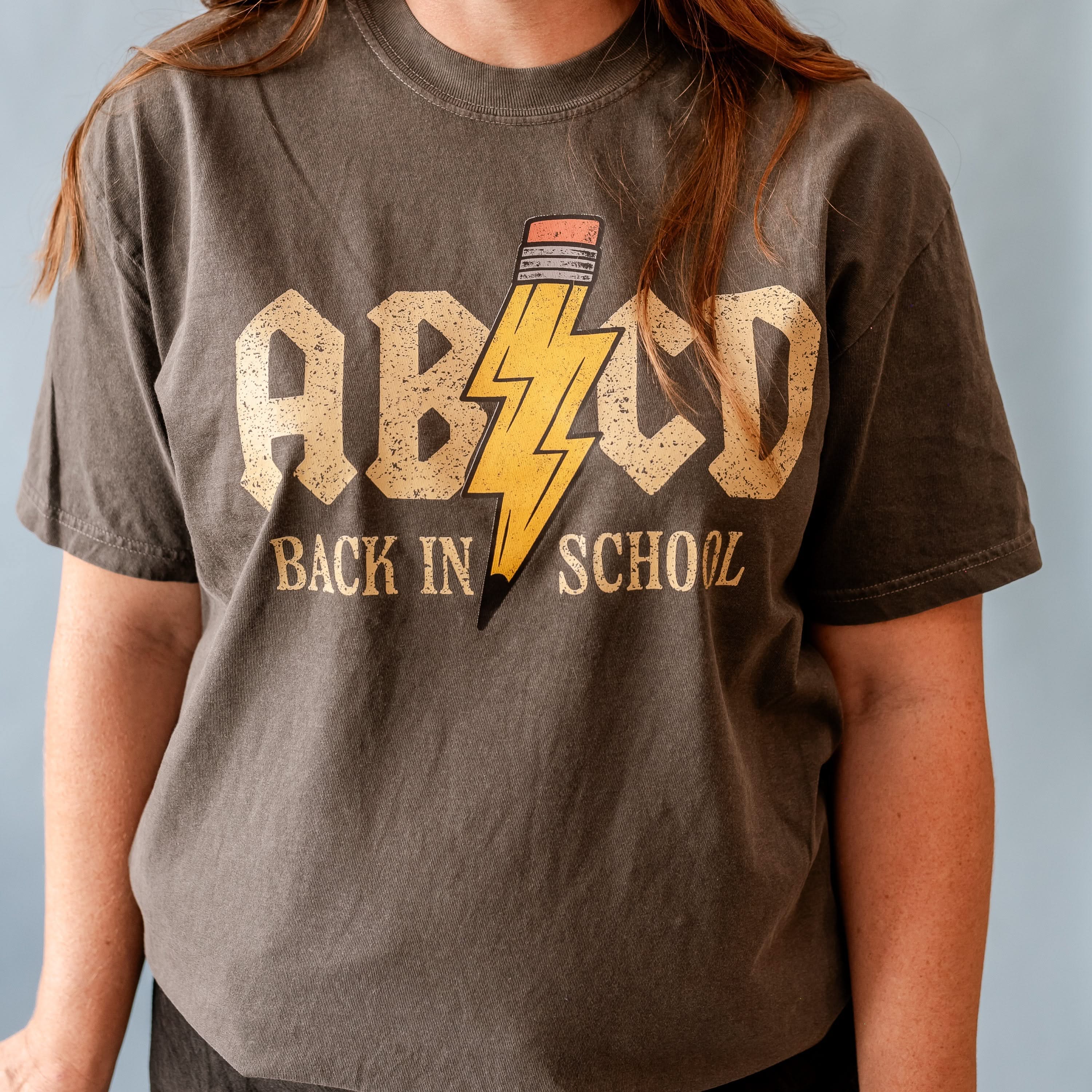 ABCD - The Learning Tour (f&b) - Comfort Colors Tee Little Mama Shirt Shop