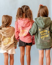 Embroidered/Printed - GOOD DAY HOODIE - Youth Pigment Little Mama Shirt Shop LLC