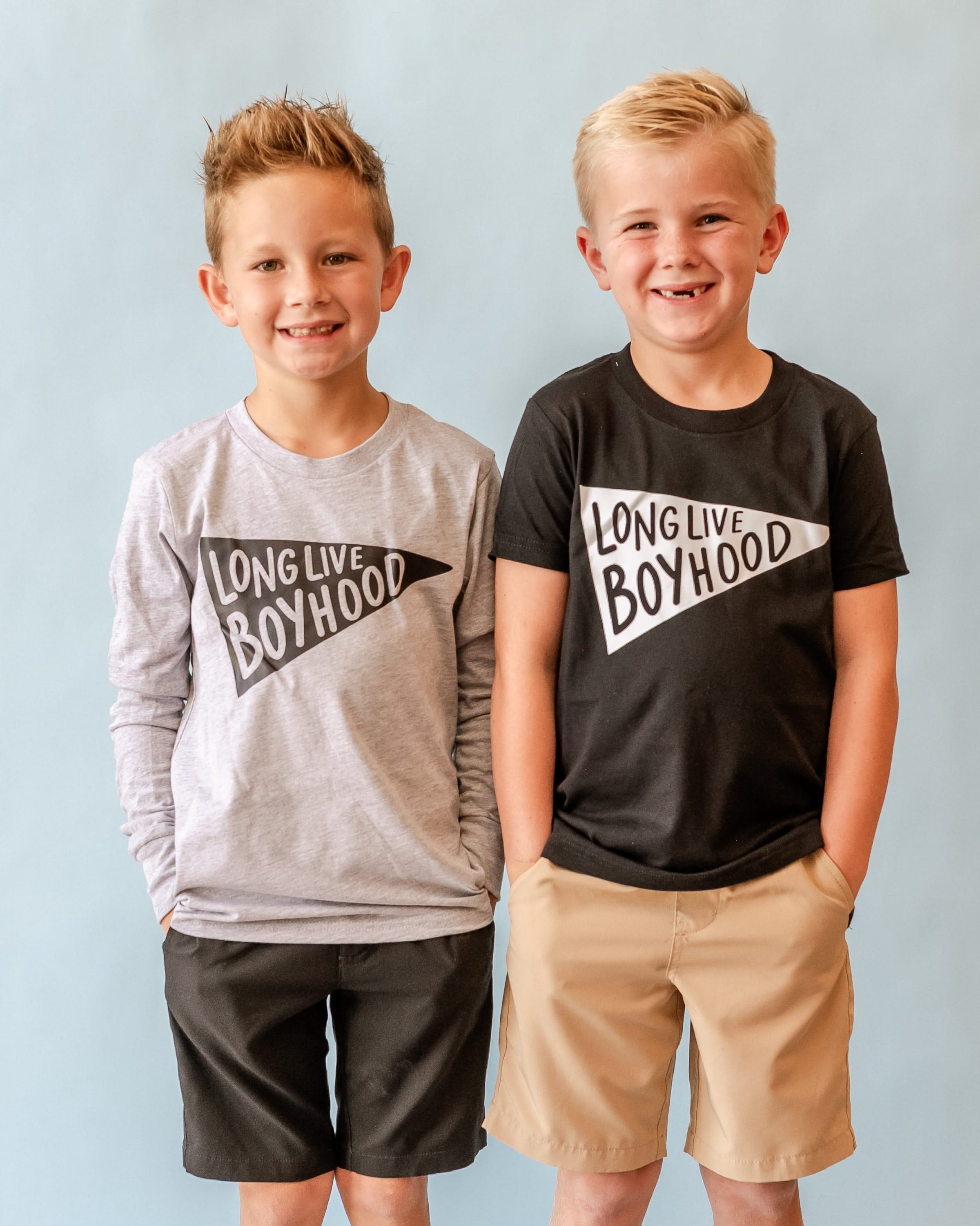 Long Live Boyhood - Child LONG SLEEVE Tee Little Mama Shirt Shop